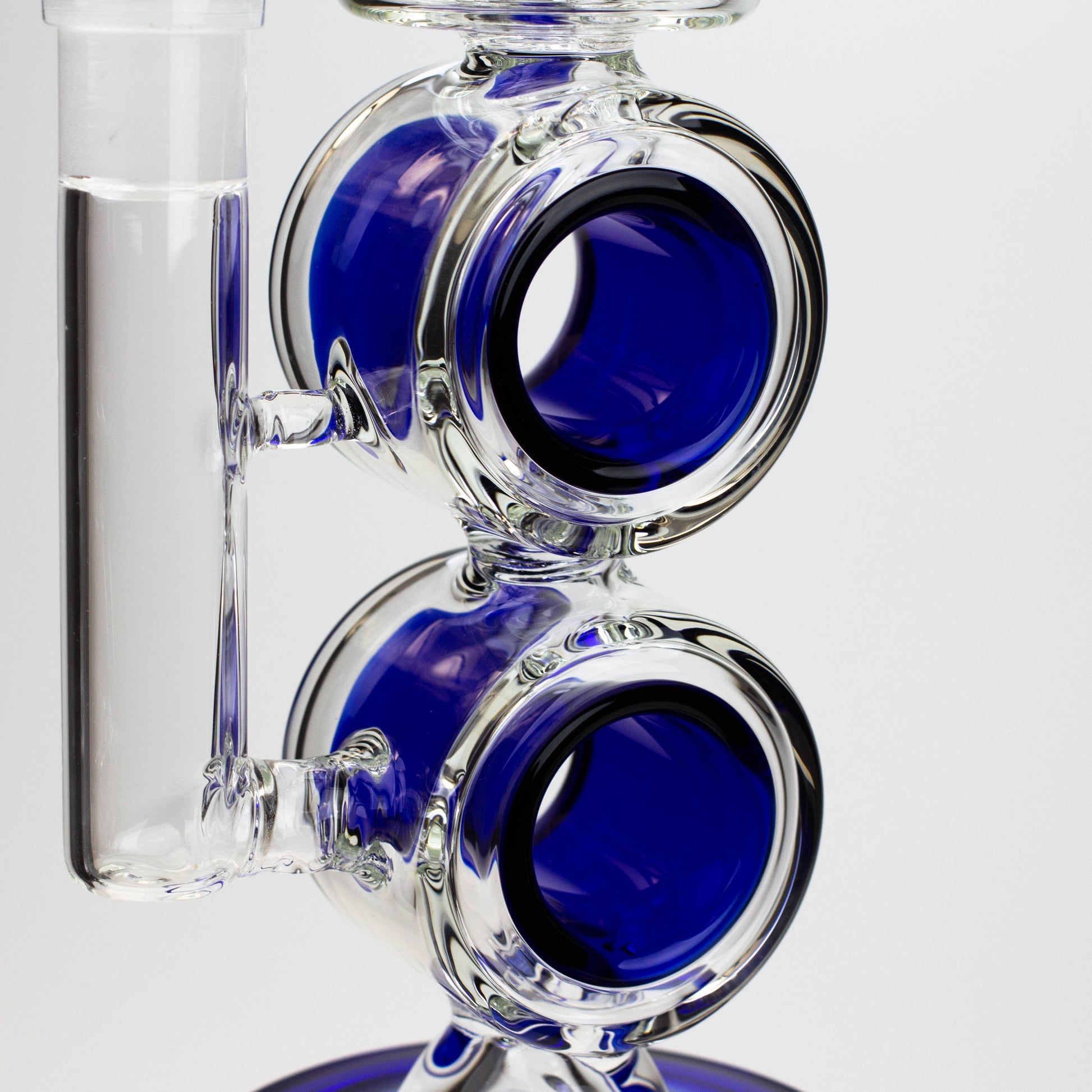 17" H2O Double ring glass water bong [H2O-5006]_1