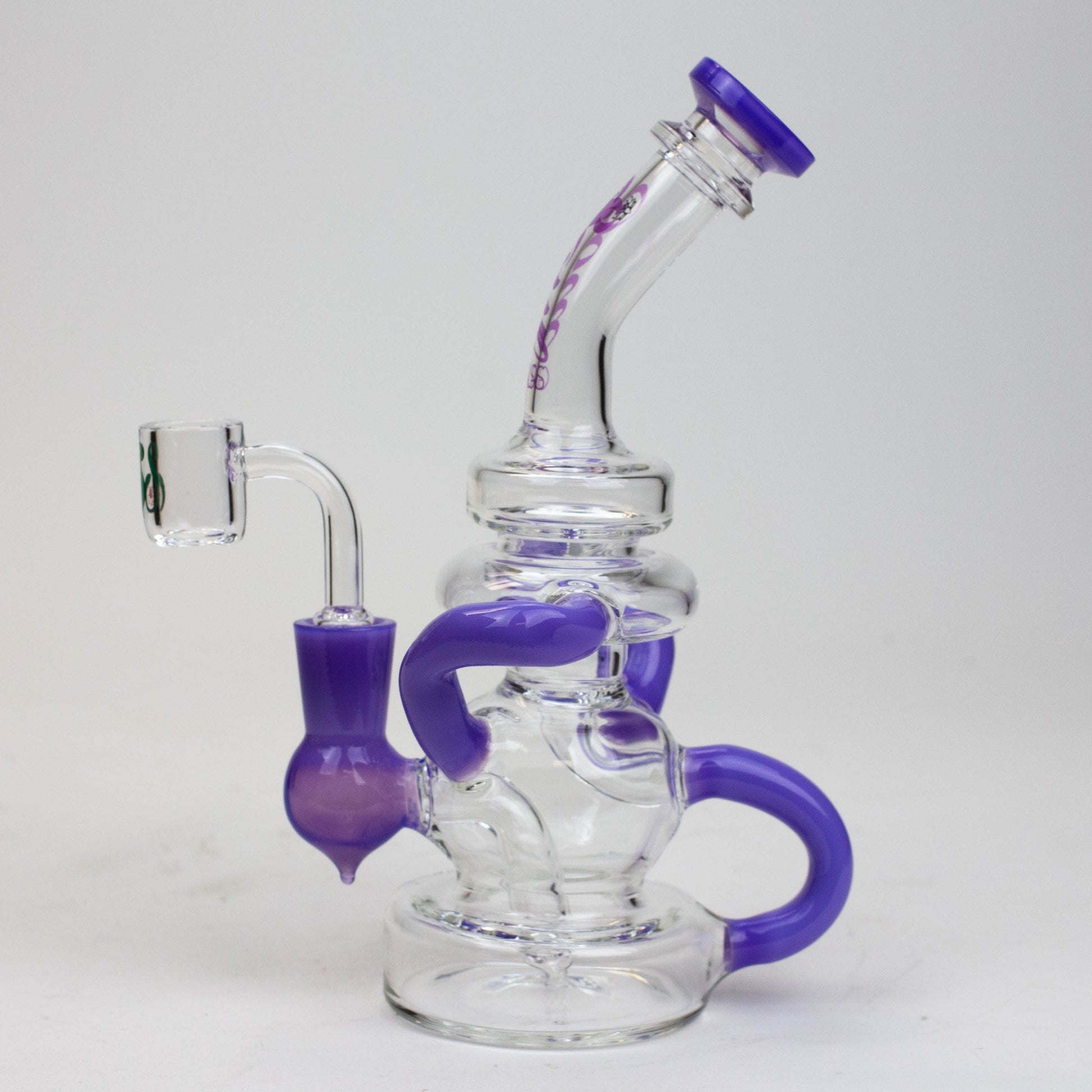 8" SOUL Glass 2-in-1 recycler bong [S2063]_5