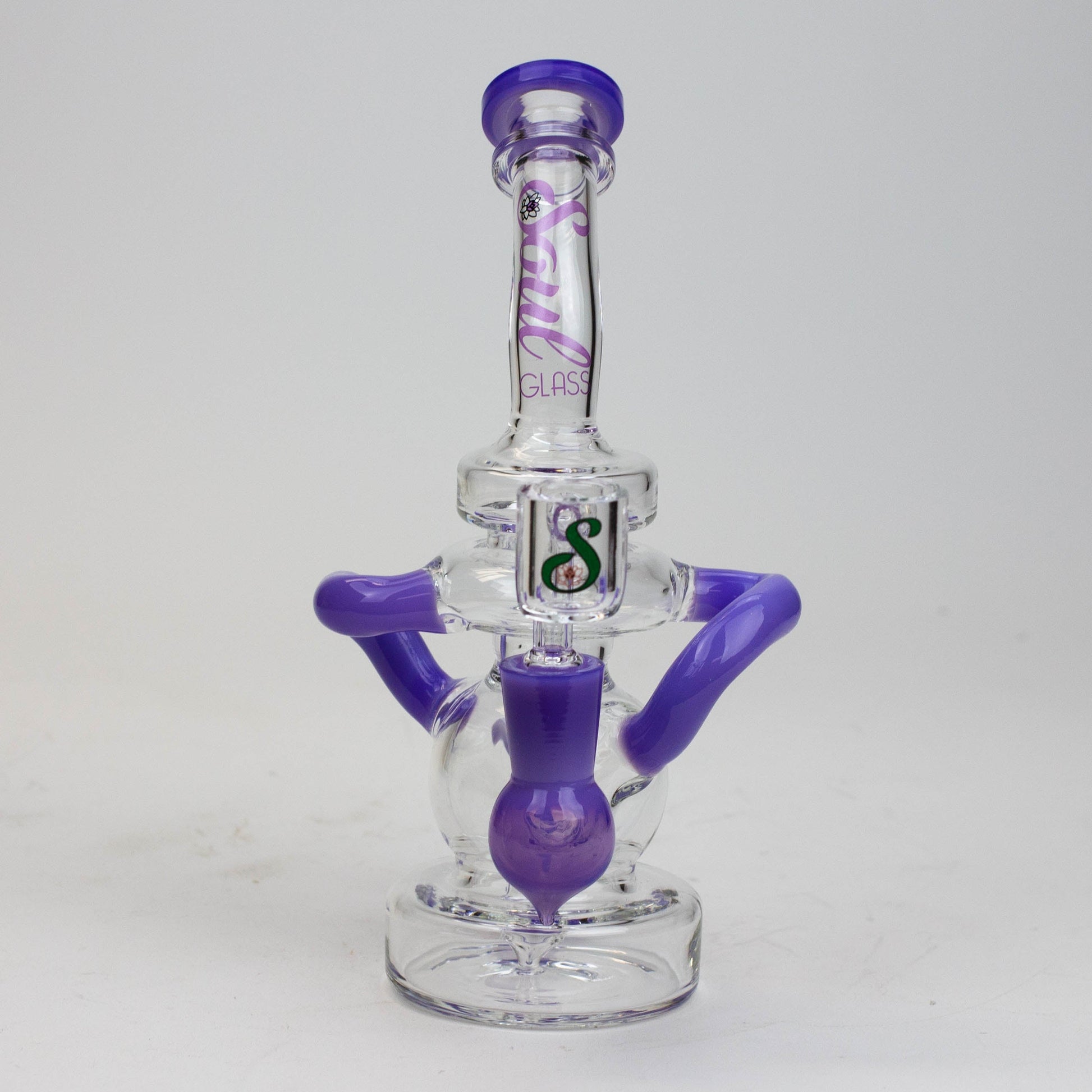 8" SOUL Glass 2-in-1 recycler bong [S2063]_6