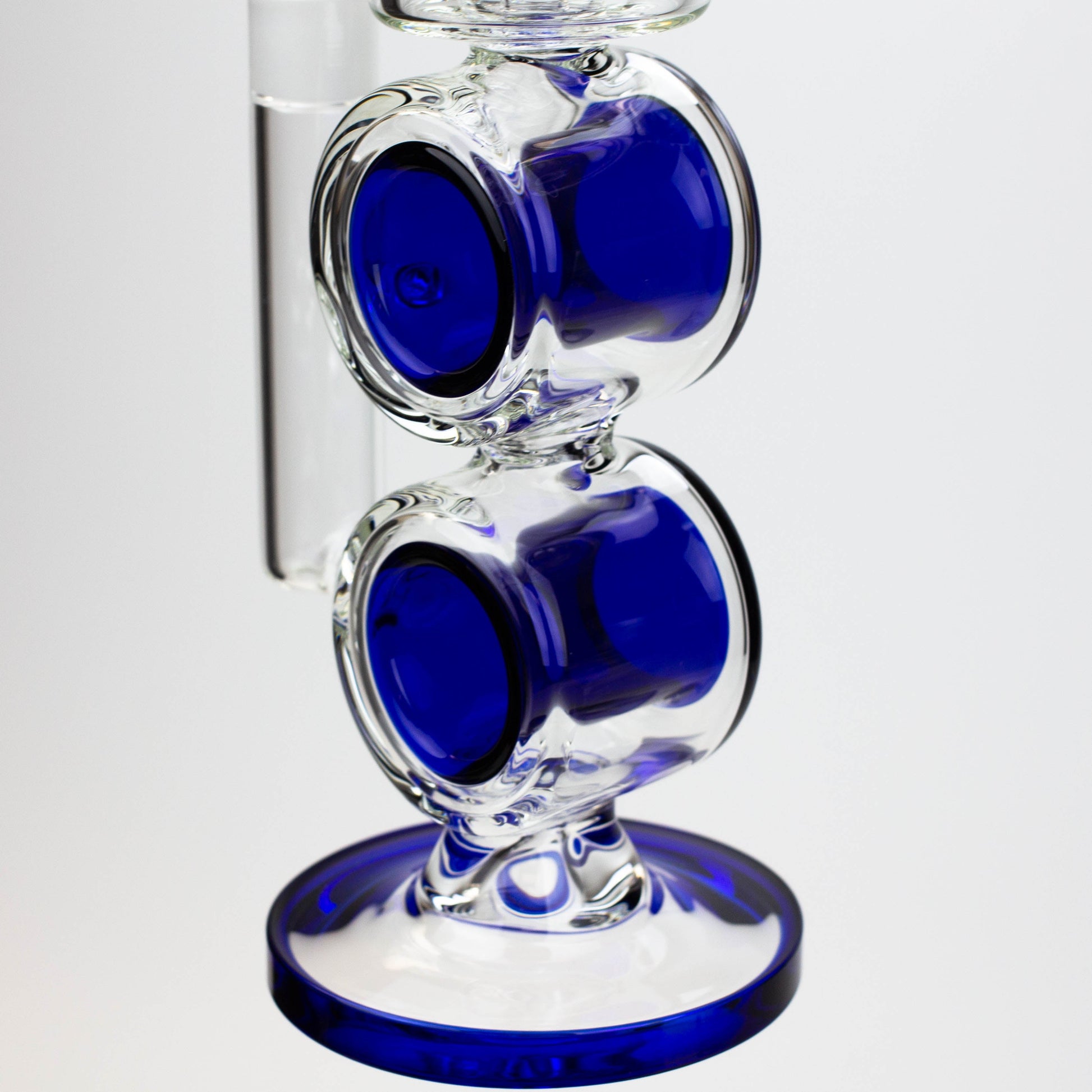 17" H2O Double ring glass water bong [H2O-5006]_2