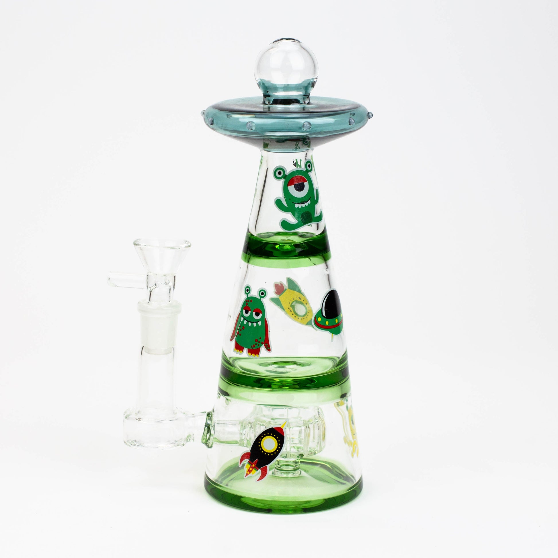 8" HAZE UFO glass bong [HZ-81]_3