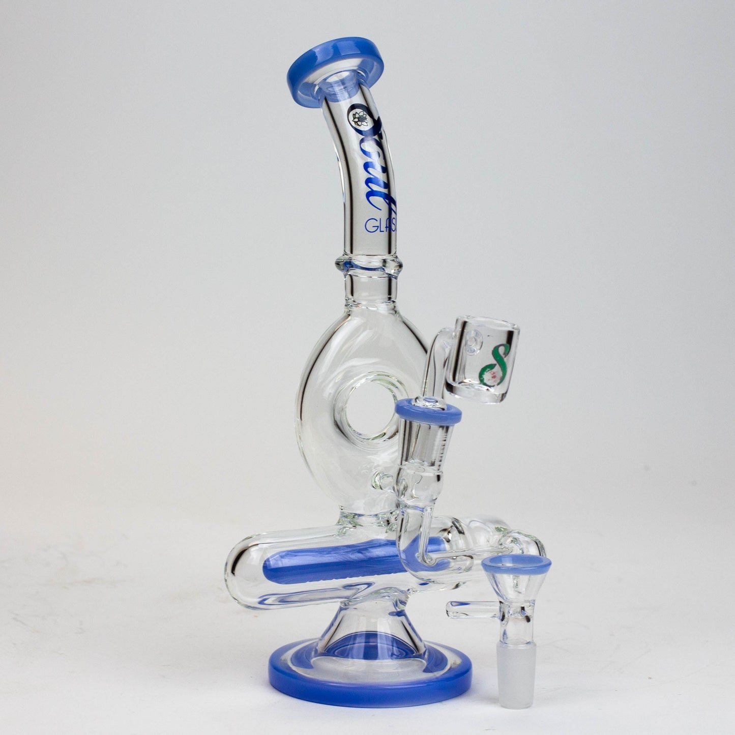 9" SOUL Glass 2-in-1 recycler bong [S2086]_3