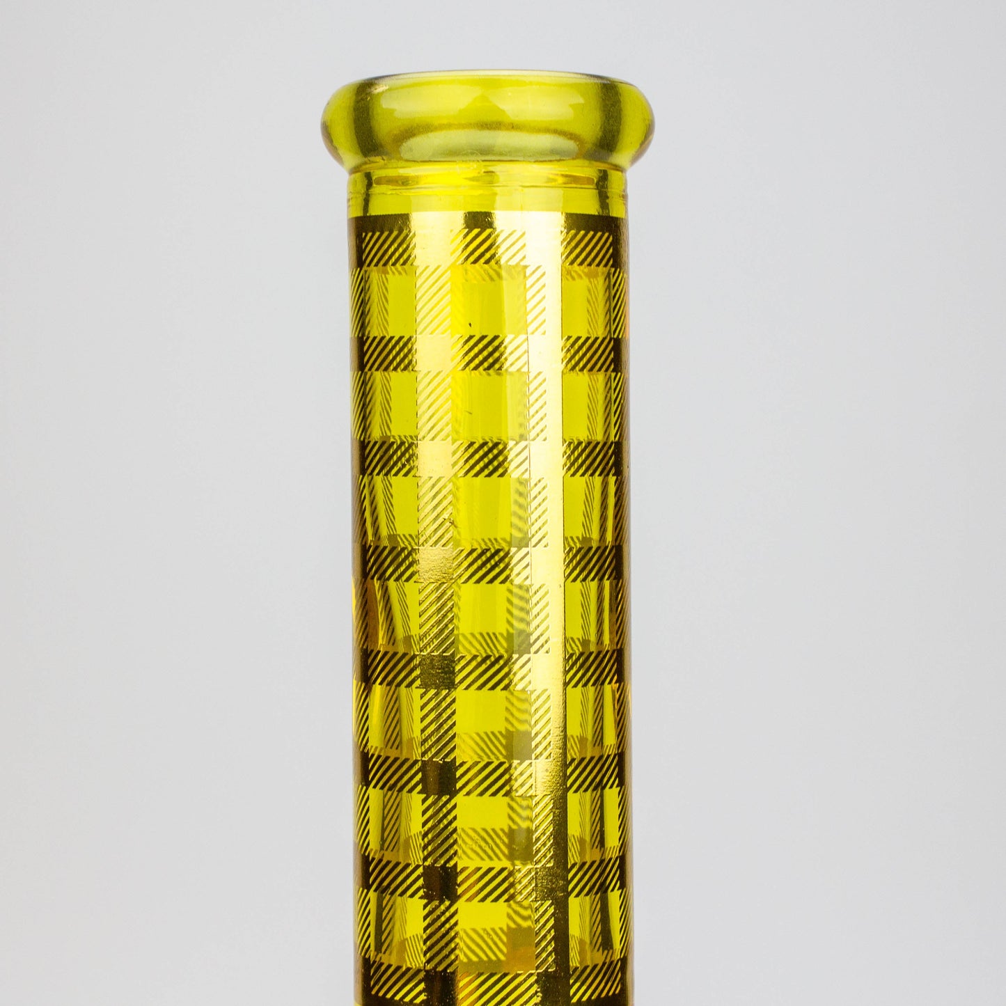 12" 7mm glass neon beaker water bong_2