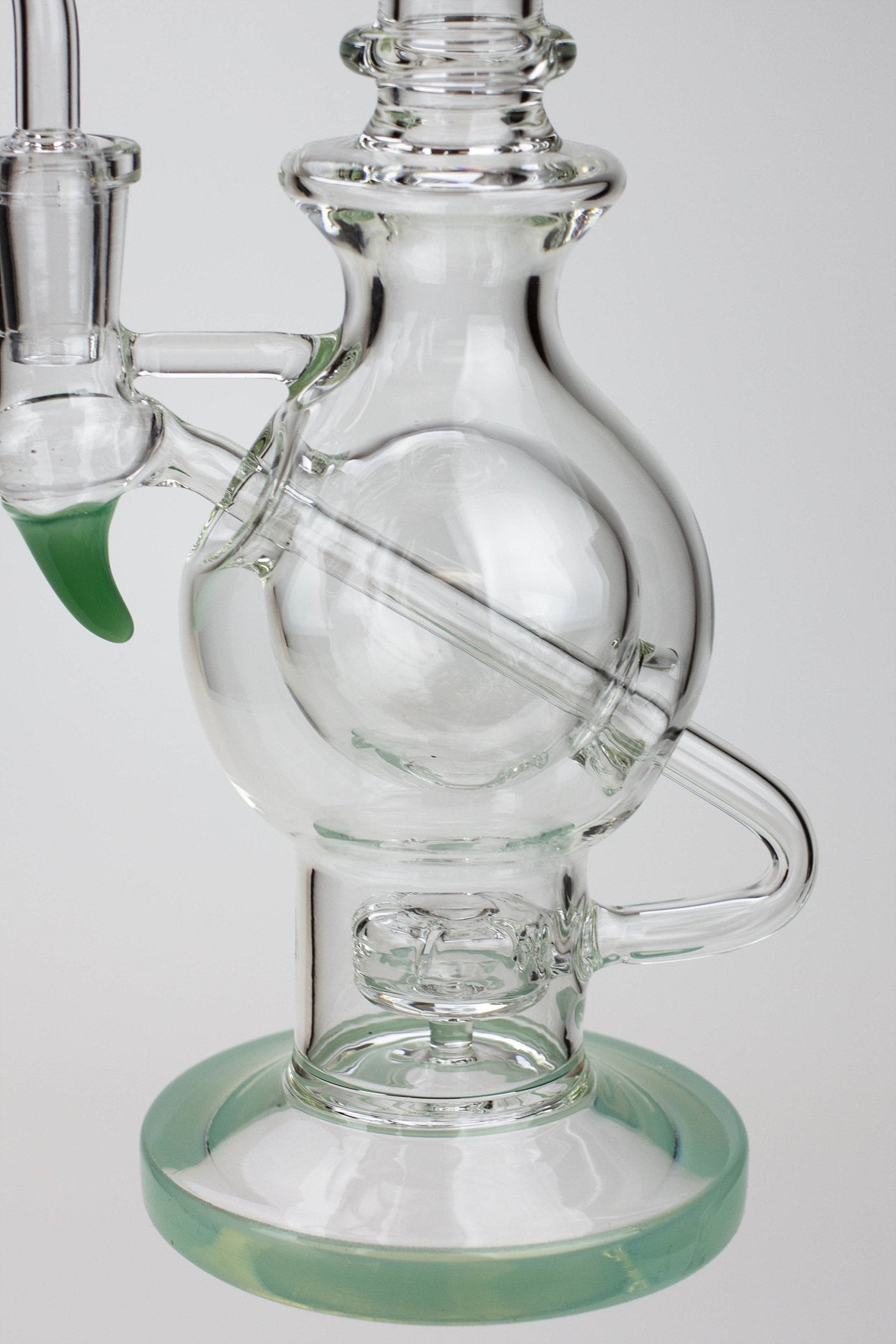 9.5" SOUL Glass 2-in-1 double glass sphere recycler_11