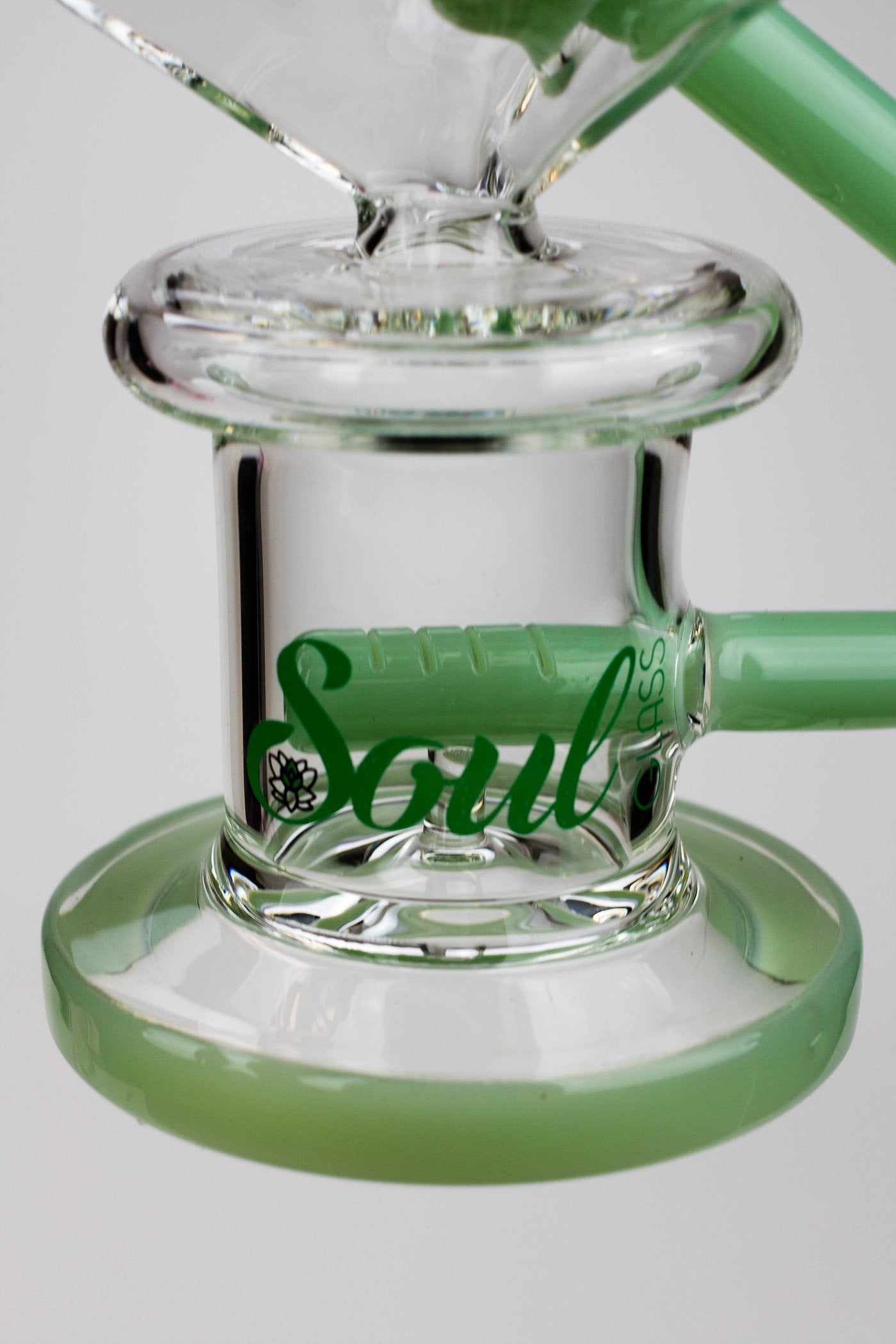 9" SOUL Glass 2-in-1 cube recycler bong_9