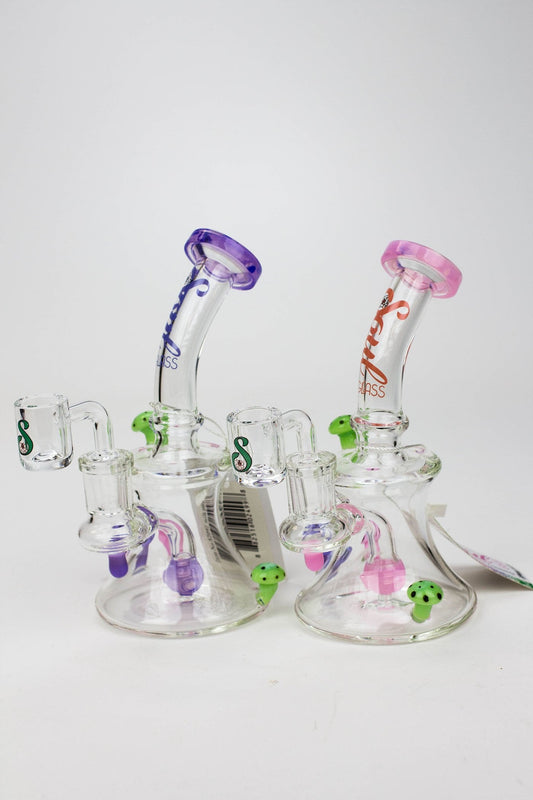 8" SOUL Glass 2-in-1 Mushroom Dab Rig_0