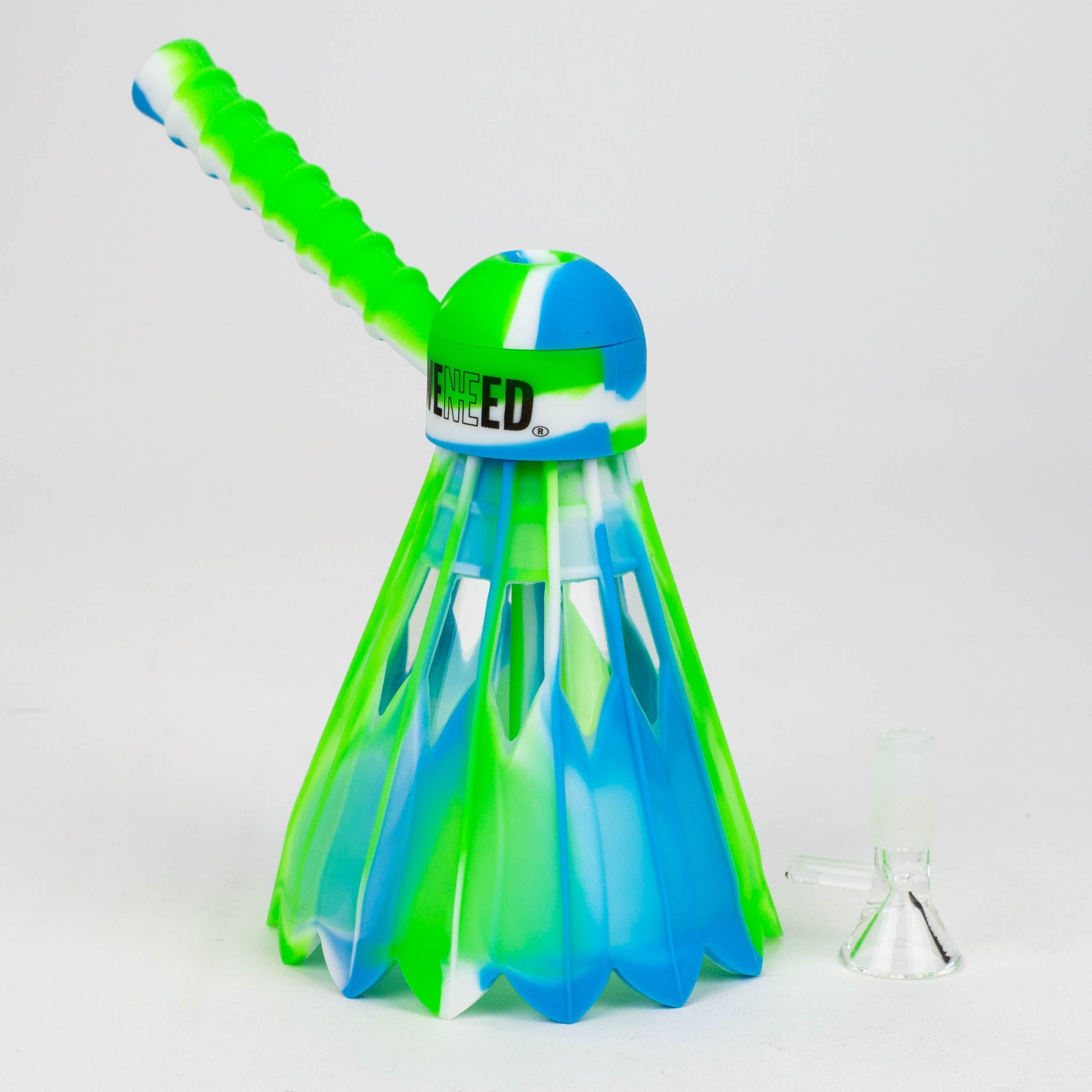 WENEED®- 12" Silicone Badminton Birdie Water Pipe_8