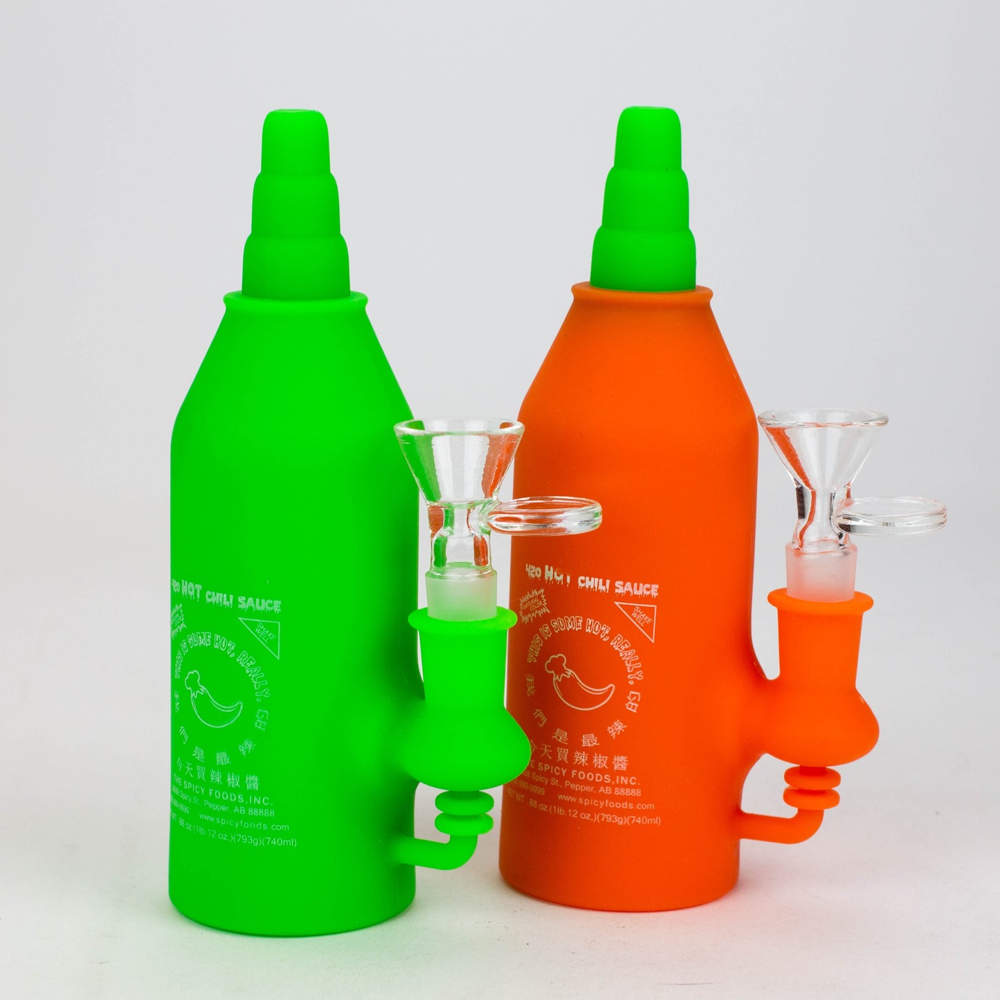 WENEED®- 6.5" Silicone Sriracha Water Pipe_0