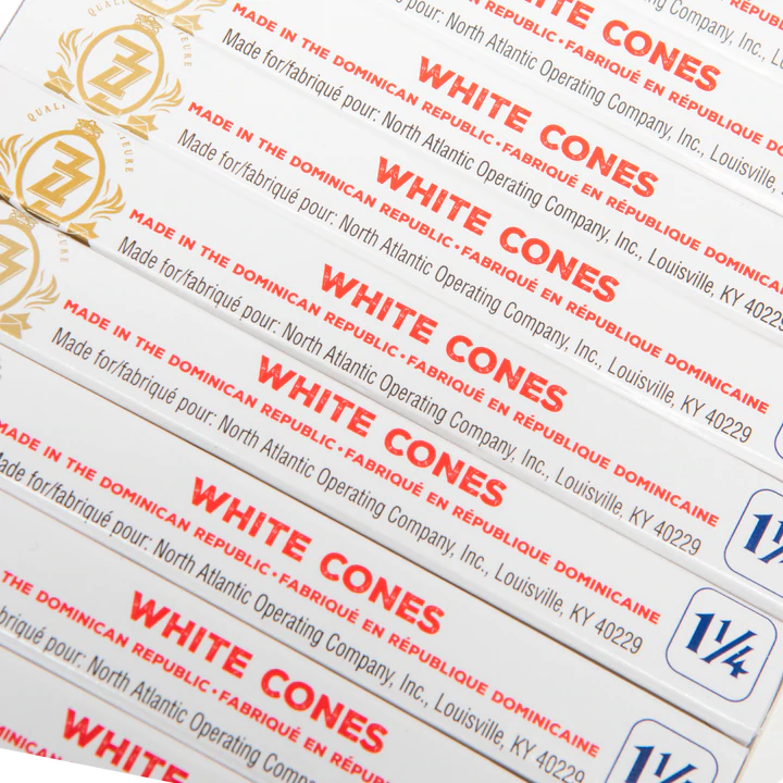 Pre-Rolled Cones - Zig-Zag White 1 1/4 Papers Box of 24_2