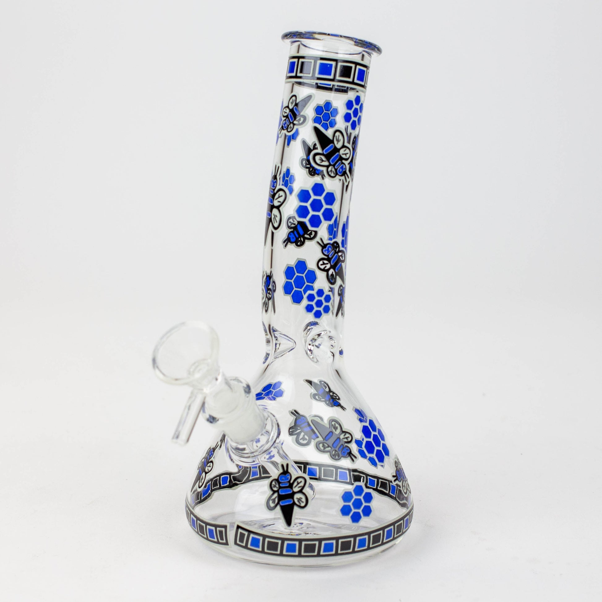 8" Glow in the dark glass bong [XTR1075]_4