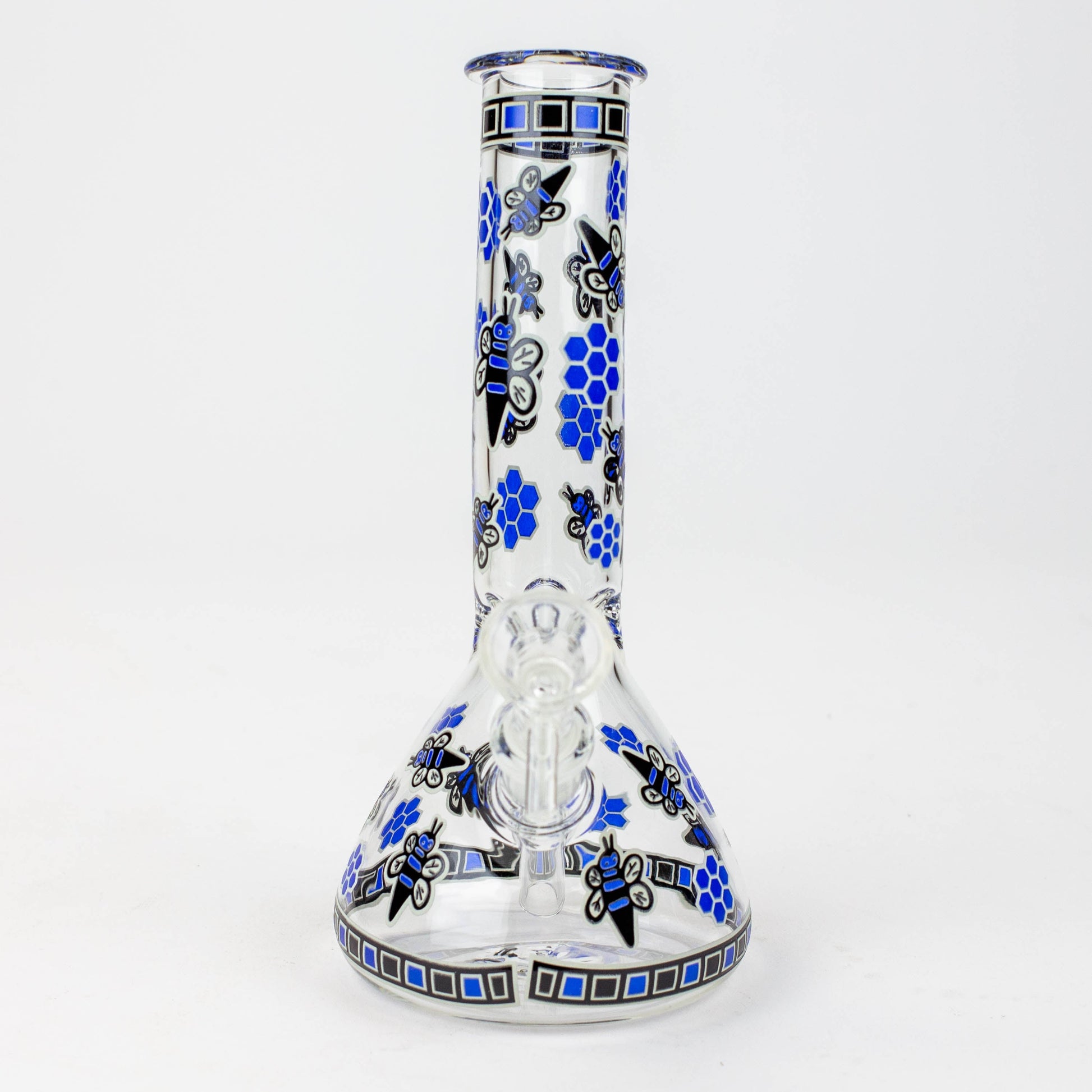 8" Glow in the dark glass bong [XTR1075]_6