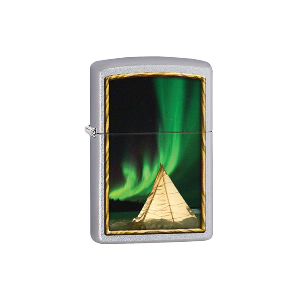 Zippo 078172 Souvenir Northern Lights Aurora Teepee_0