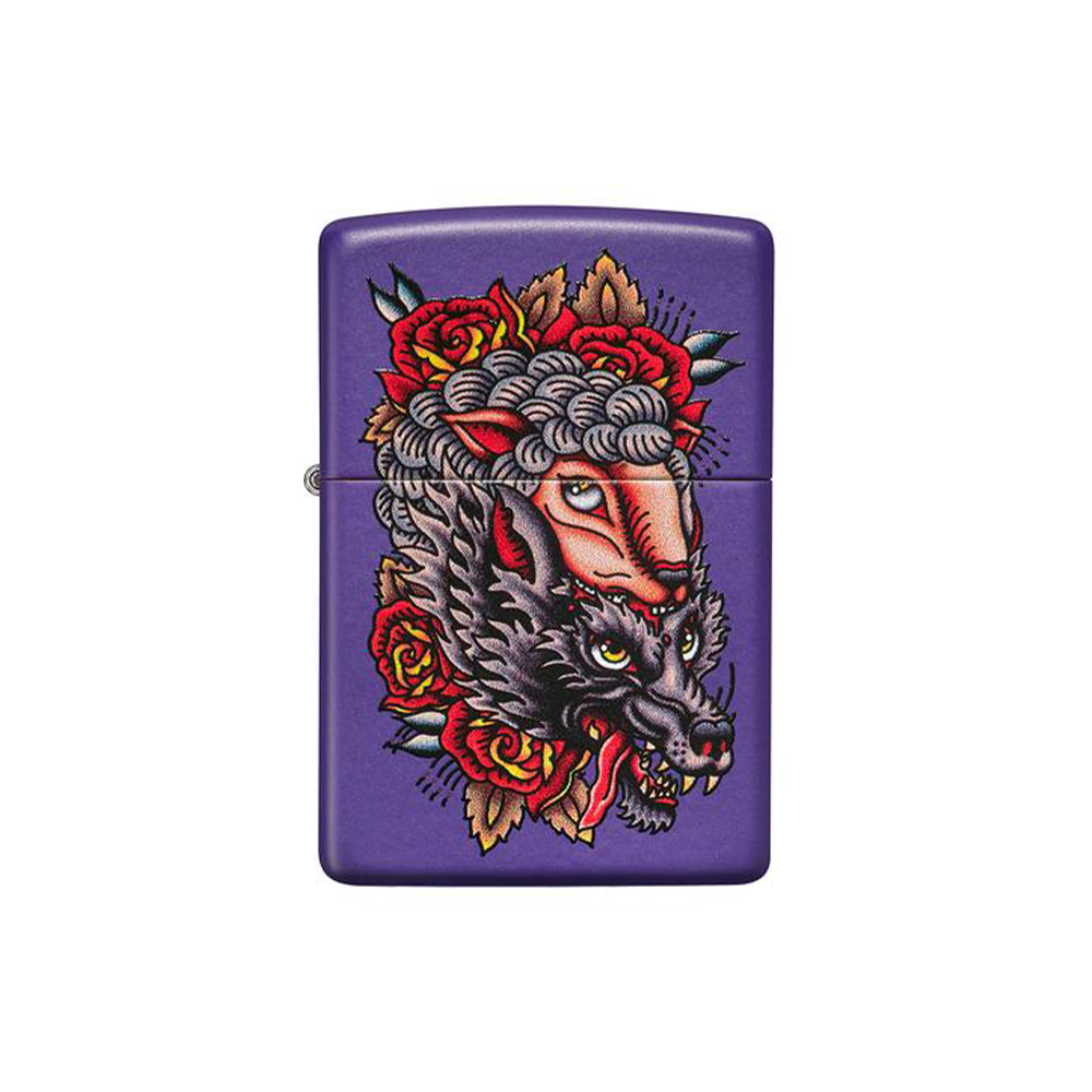 Zippo 49413 Wolf Design_0