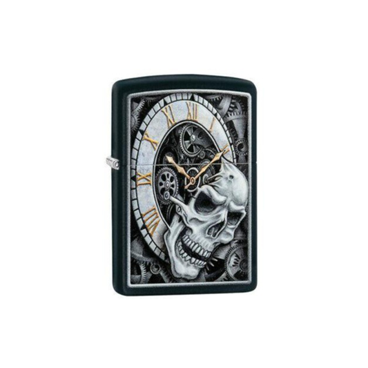 Zippo 29854 Skull Clock Design_0